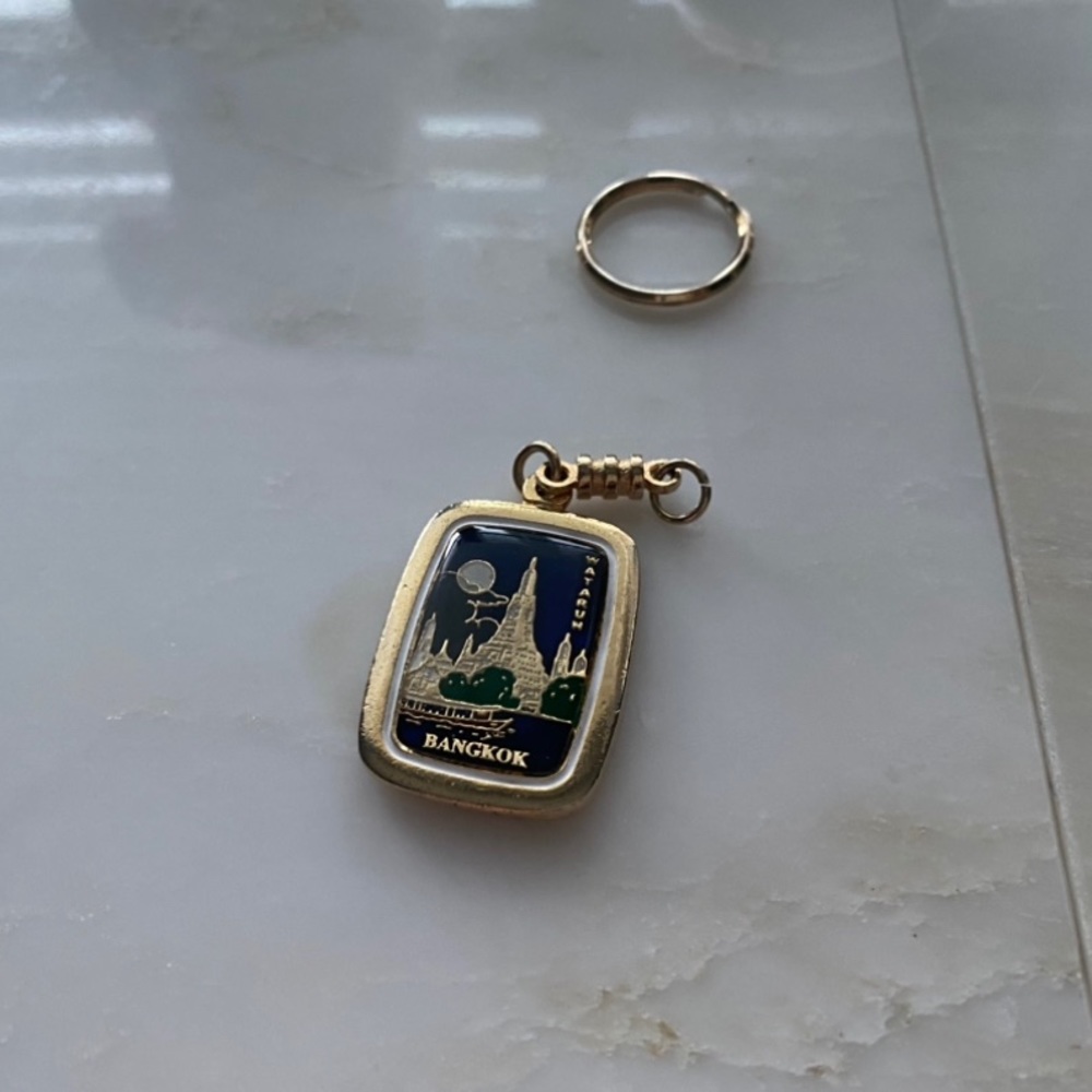 Gold Bangkok Keychain
